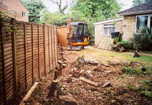 Tree stump removal in Gloucestershire